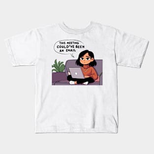 Pointless meetings Kids T-Shirt